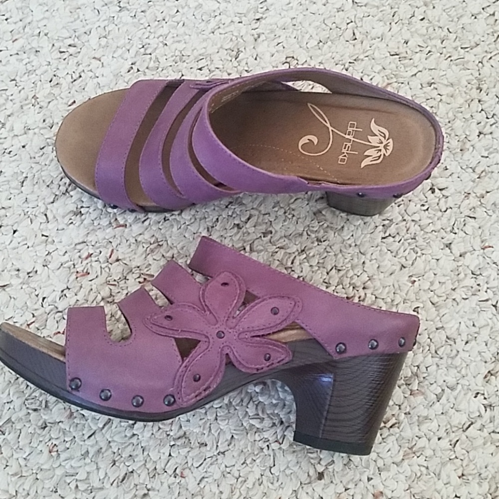 Dansko sandals 3" heel